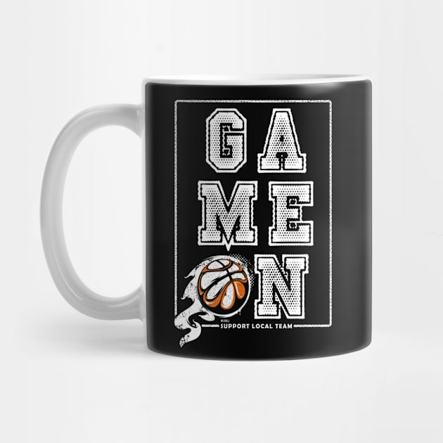 Basketball Fan T-shirt: Game On by POD Anytime